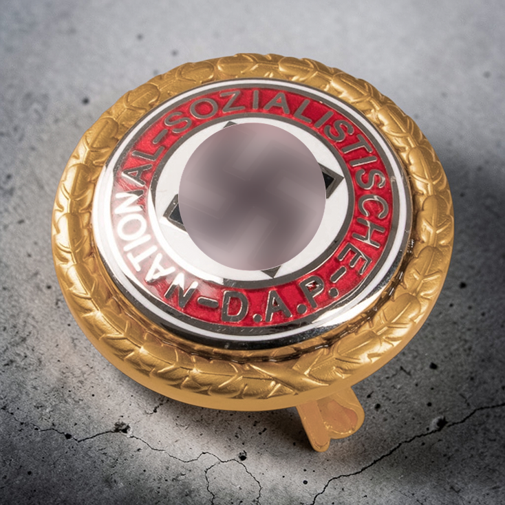 1940s German Golden Party Badge