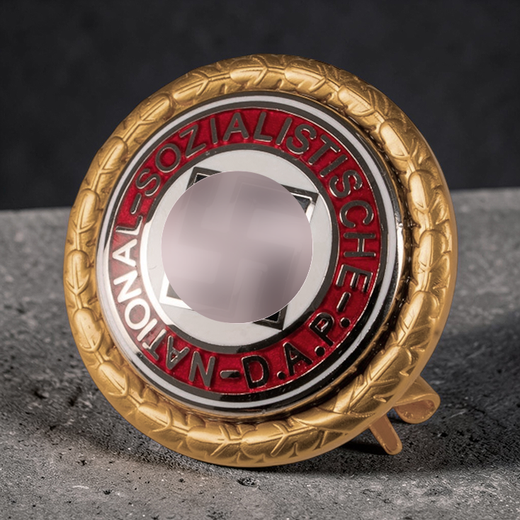 1940s German Golden Party Badge